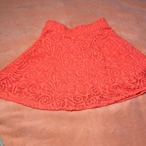 Coral and Mint Green Skirts